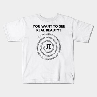 Number Pi: Real Beauty Kids T-Shirt